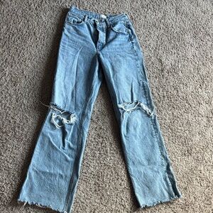 Zara ripped jeans